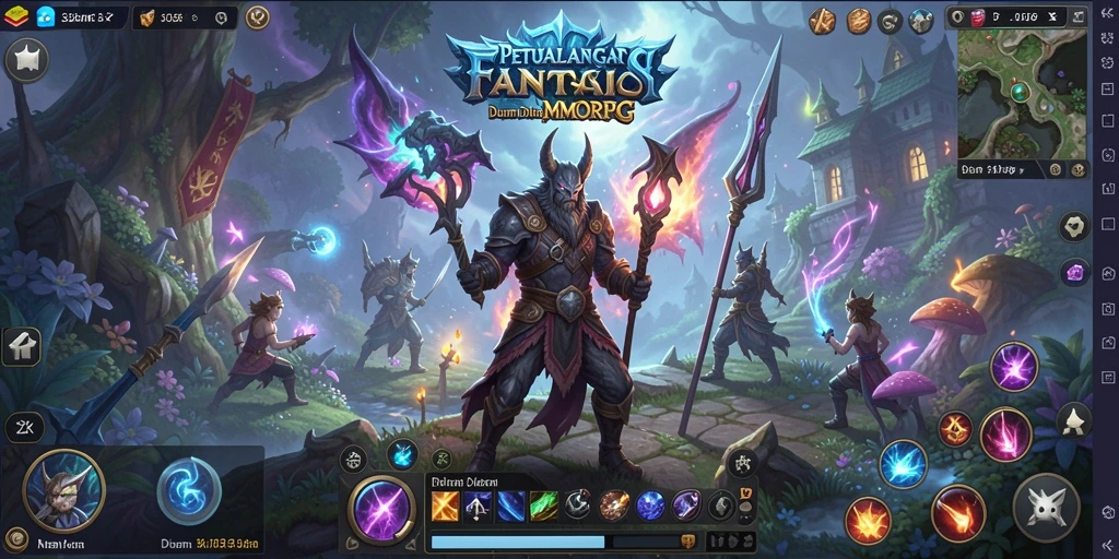 Screenshot utama menampilkan pertarungan seru dalam dunia 33ZK.