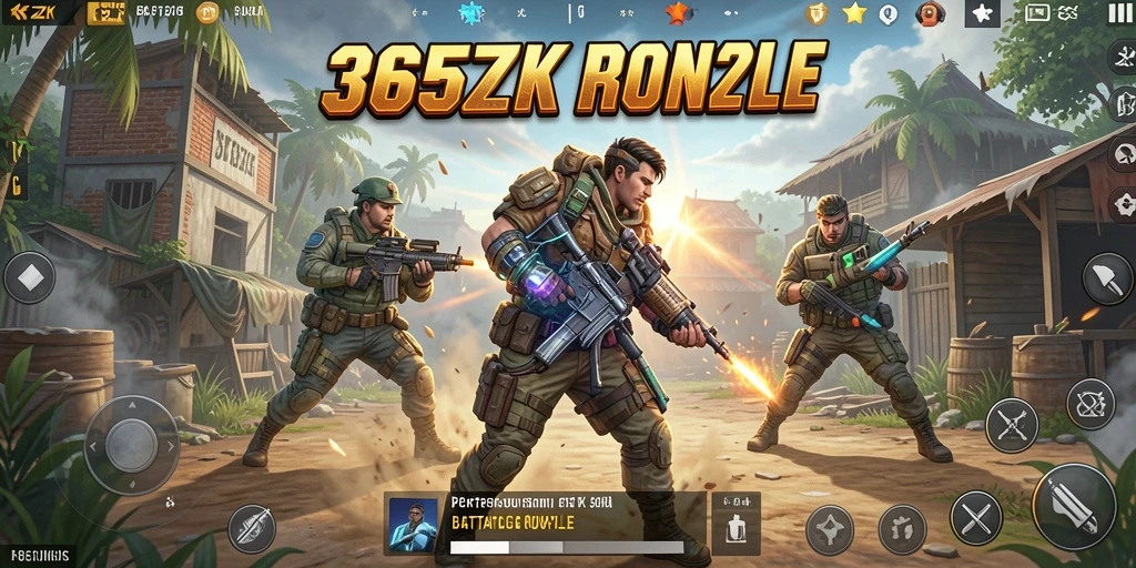 Screenshot gameplay 365ZK dengan aksi pertarungan yang menegangkan.