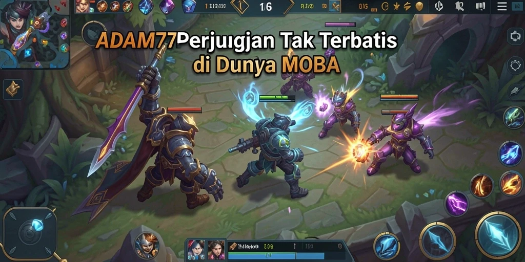 Gameplay seru dan strategi mendebarkan di ADAM77.