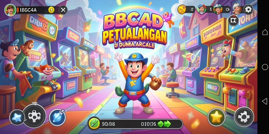 Tampilan gameplay BBCA4D yang penuh aksi dan tantangan.