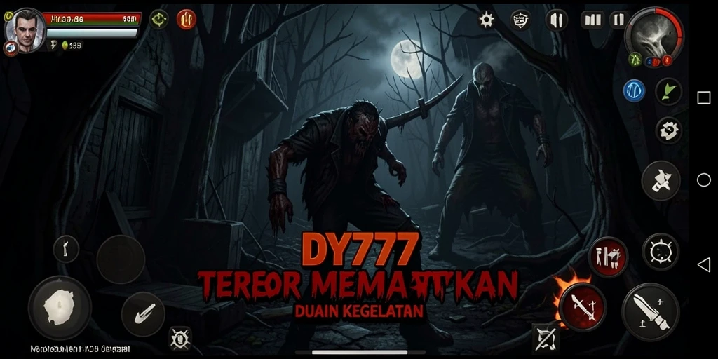 Tampilan gameplay menegangkan di DY777 yang memacu adrenalin.