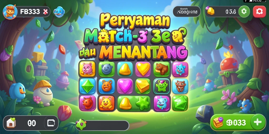 Tampilan gameplay FB333 yang colorful dan seru.