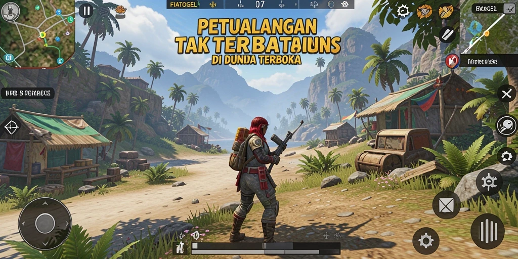 Gameplay Open World yang memukau dan interaktif.