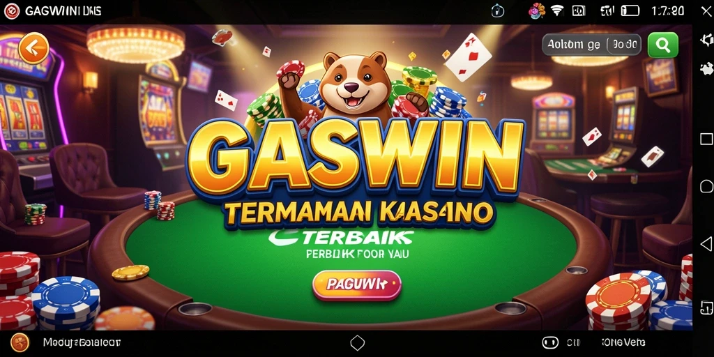Tampilan gameplay Kasino yang menarik di GASWIN.