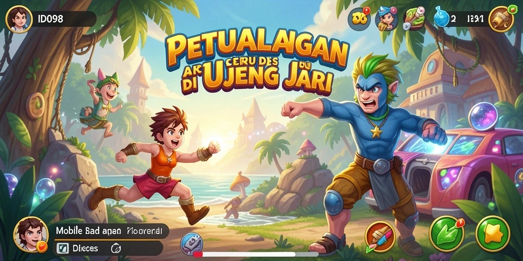 Tampilan gameplay seru dan menantang dari ID098.
