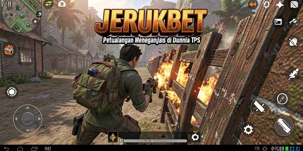 Tangkapan layar JERUKBET menampilkan aksi seru dalam permainan TPS.