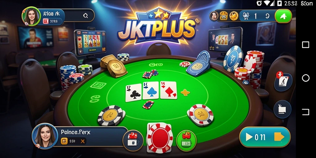 Screenshot menampilkan gameplay seru JKTPLUS dengan pemain aktif.