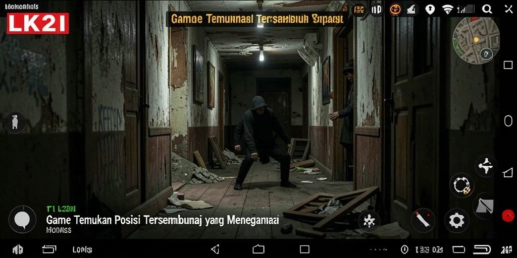 Screenshot menunjukkan aksi seru dalam permainan TPS LK21.
