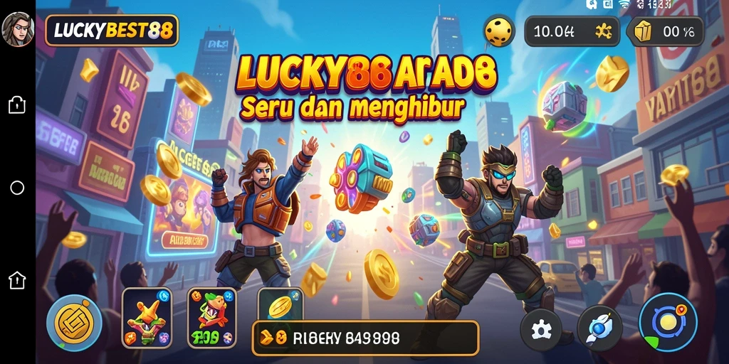 Tampilan gameplay LUCKYBEST88 yang seru dan menantang.