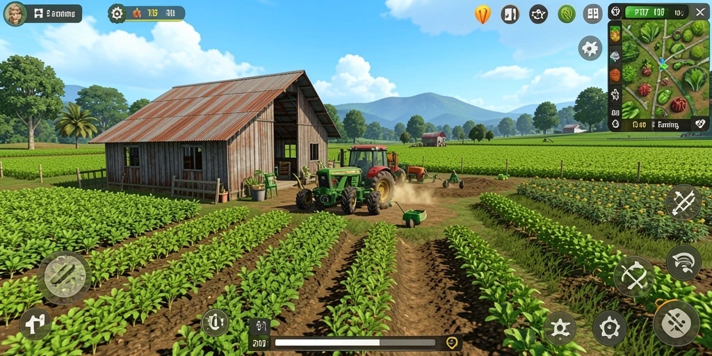 Tampilan gameplay PT707 yang menarik dan penuh warna.