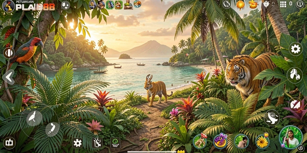Screenshot utama PULAU88 menampilkan pengalaman berkebun yang mengasyikkan.