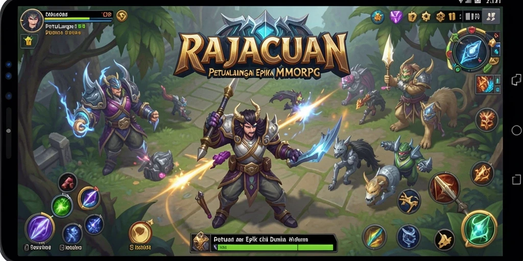 Gameplay seru RAJACUAN yang memukau dan menantang.