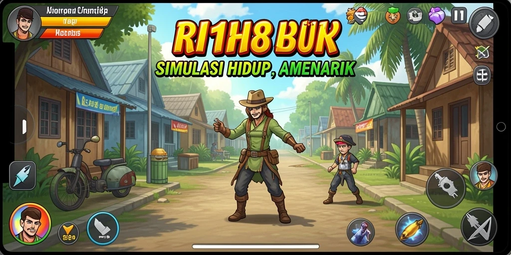 Tampilan menarik gameplay RI188 dalam simulasi kehidupan.