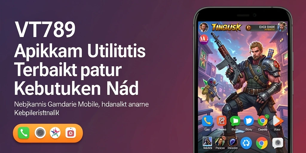 Tampilan utama VT789 dengan fitur Utility yang lengkap.